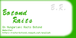 botond raits business card